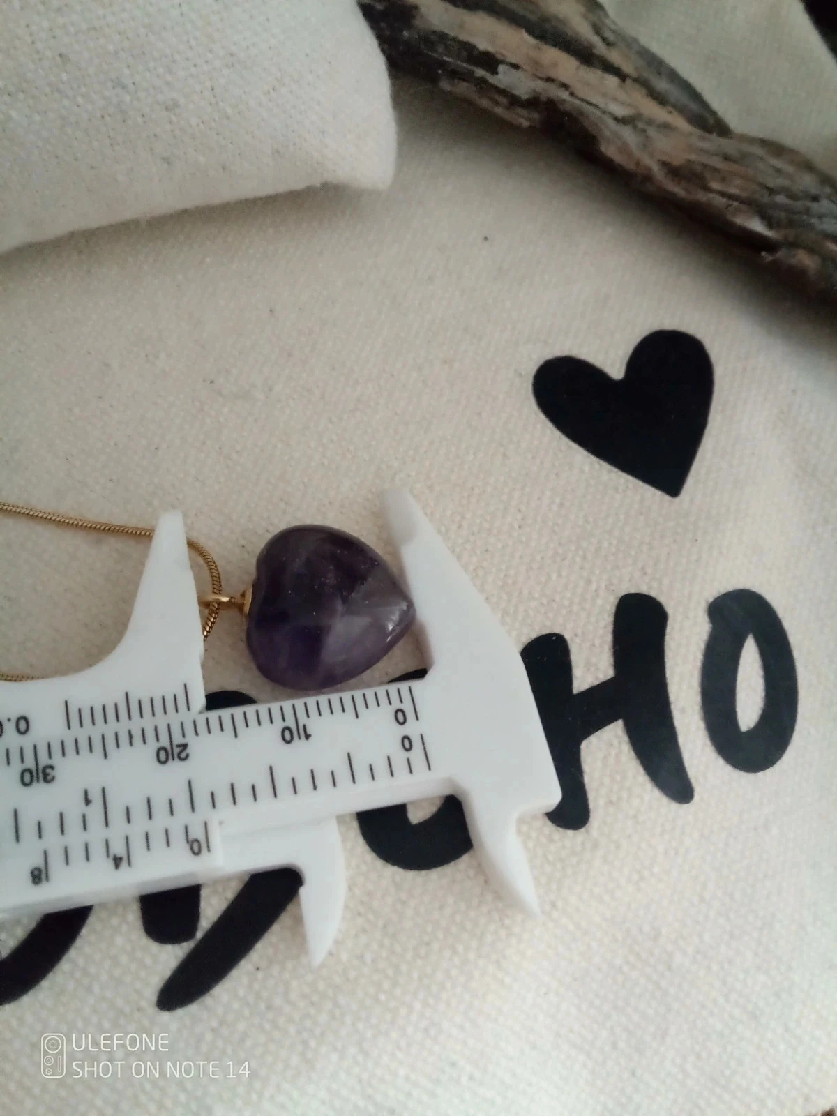 Amethyst stone necklace 💜. – photo 2